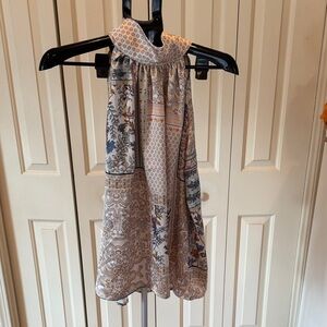 Floral Patterned Kids Dress